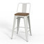 Tabouret en bois massif et métal Rayne-117925770-117866850-117925813