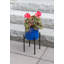 Pot de fleurs en acier galvanisé Eileen-61508510