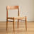 Burlywood Solid back side Chair(Set of 2)