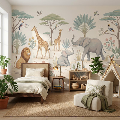 Papier peint animaux Safari
