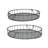 Hicksley Metal Tray - Set of 2