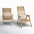 Anyston Outdoor Lounge Chair with Olefin Cushions (Set of 2)-1364449644