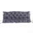 Tufted Bench Cushions For Outdoor Furniture, 3-Seater Replacement For Swing Chair, Patio Sofa/Couch, Overstuffed, Includes Backrest, Dark Gray