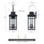 Applique murale extérieure noire Dusk to Dawn-135955024-135955038