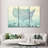" Highways USA Map " by Echoes Of America 3 - Pieces-105075168