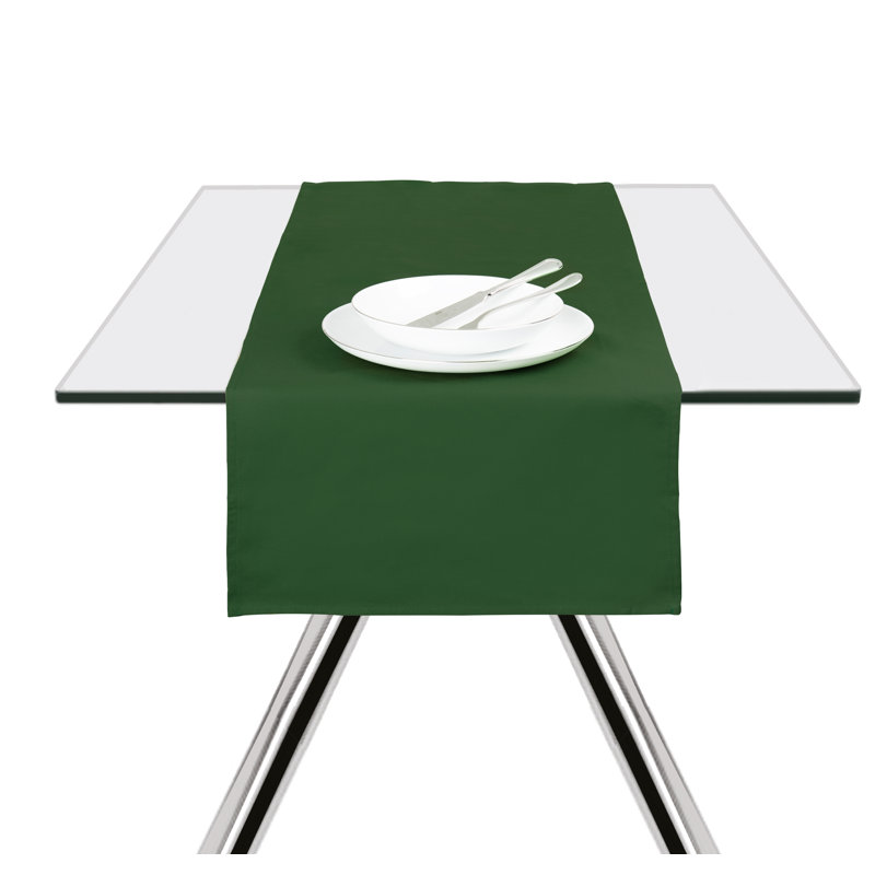 Panama Color Dark Green Runner 45X140 Cm, Green