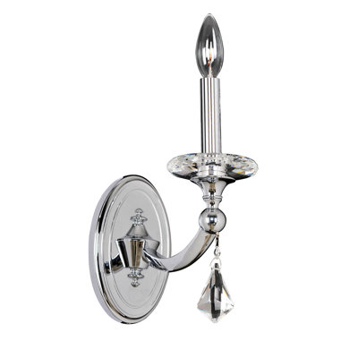 Floridia 1-Light Candle Wall Light