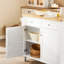 Bruna Wood Kitchen Island