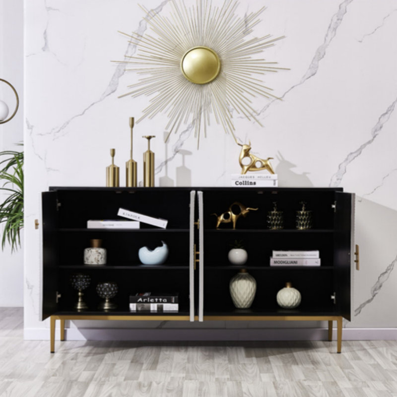 Armoire d'appoint légère et luxueuse