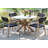Fleur Round 4 - Person 48" Long Dining Set