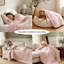 Ensemble d'édredon toutes saisons avec taies décoratives 100% lin Clara-1190569645-1190569646