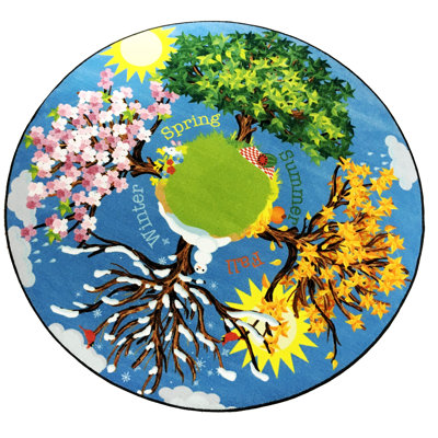 Tapis pour salle de classe KidCarpet.com The Seasons