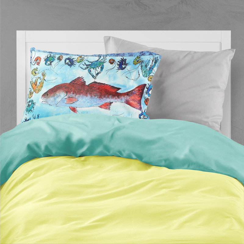  Taie d'oreiller poisson