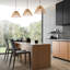 Daniels 1 - Light Satin Black Single Pendant