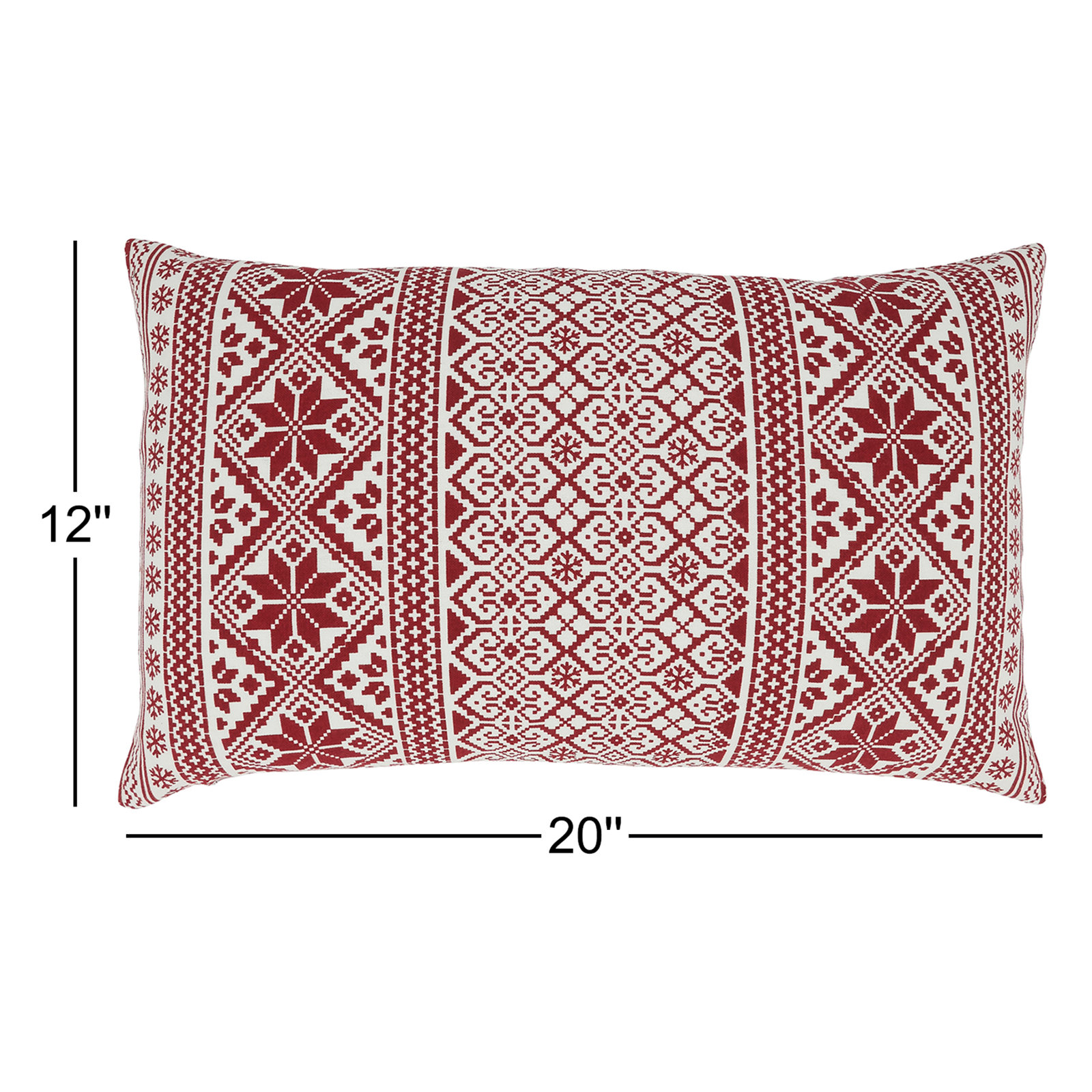 Glenroy Geometric Cotton Lumbar Pillow Cover
