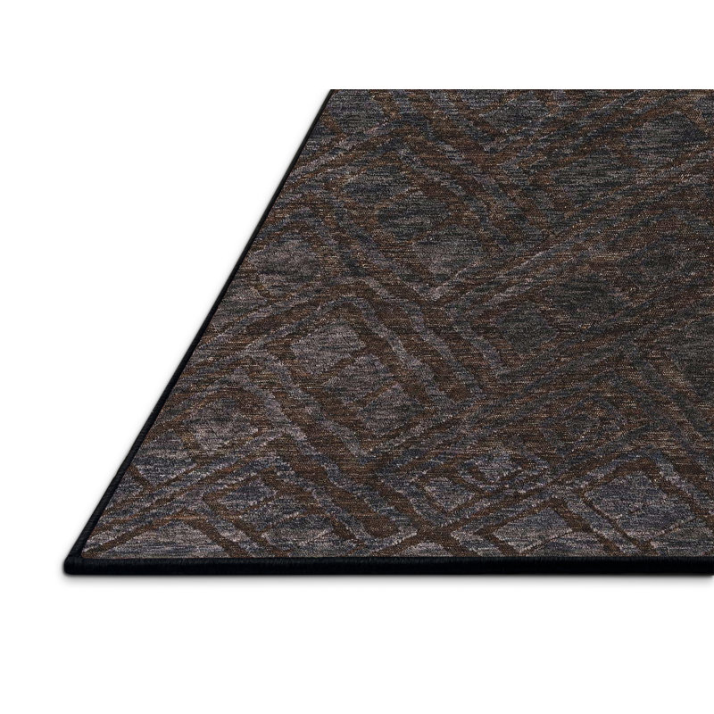 Tapis abstrait moderne 4607, Tapis de couloir 2 pi x 5 pi