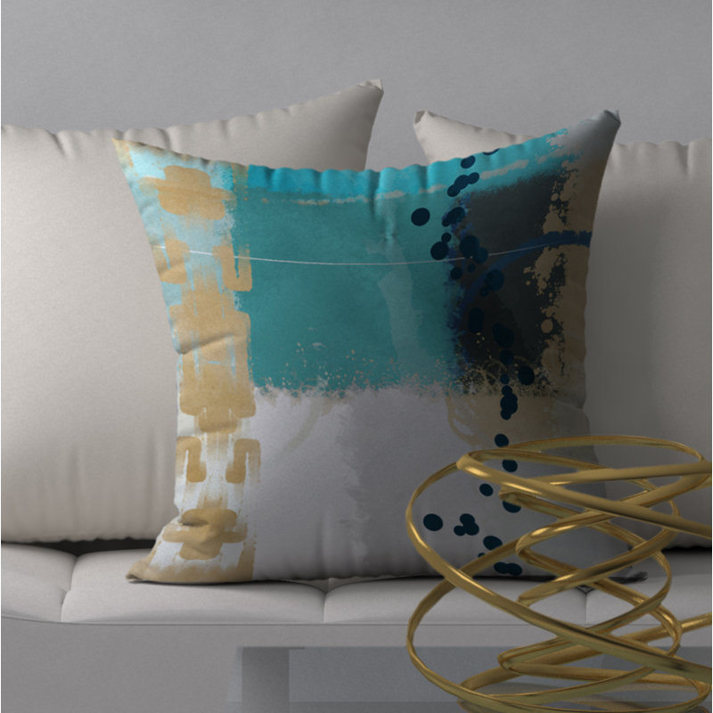 Housse de coussin carrée/insert, 18" x 18"