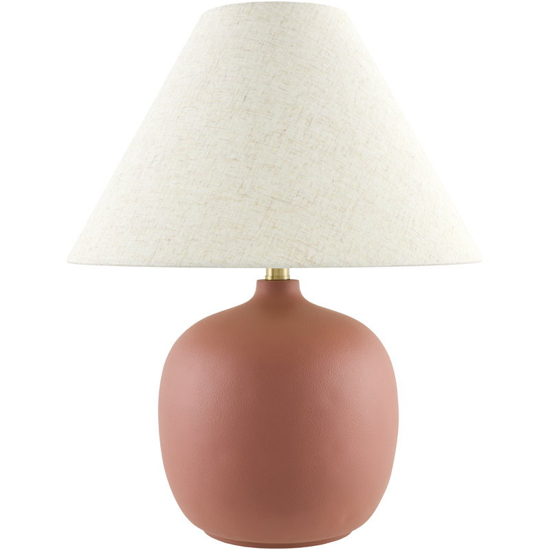 Burlison Makurdi Table Lamps, Wheat, Terracotta