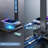 LED Desk Lamp With Wireless Charger And USB Charging Port, 5 Colors 5 Brightness Levels