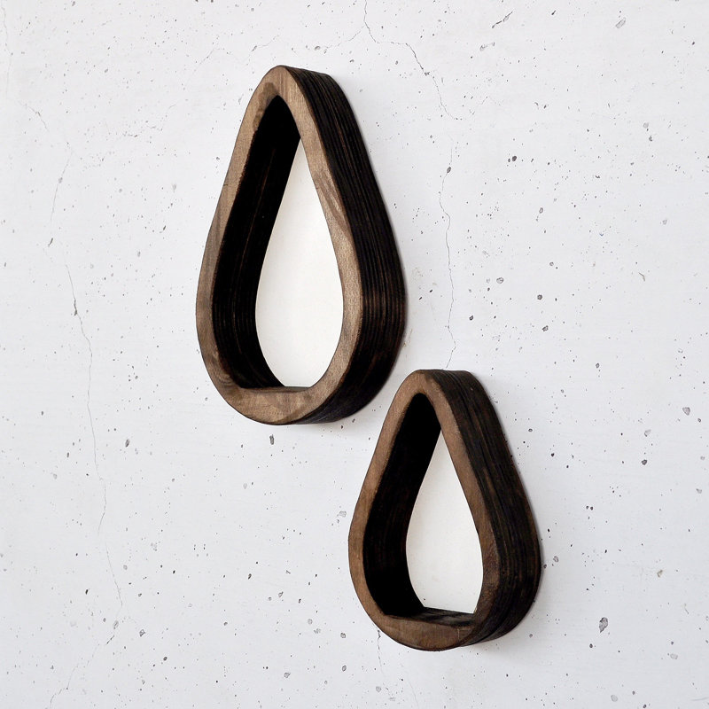 Tablette murale décorative en bois, En bois