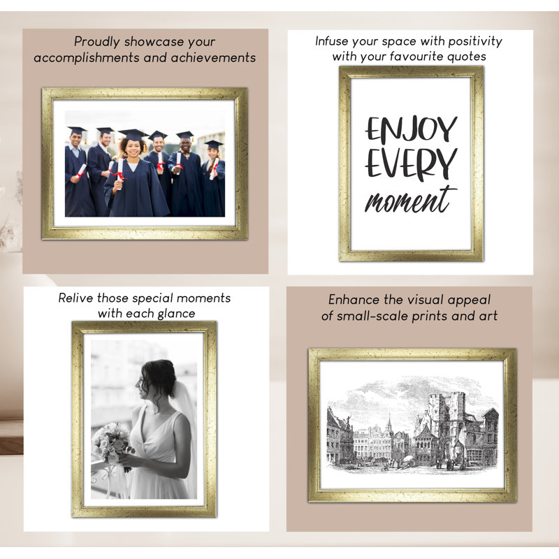 Picture Frame - Set of 2, Gold