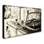 Voiture de cabine classic, reproduction de photo sur toile tendue-18233238