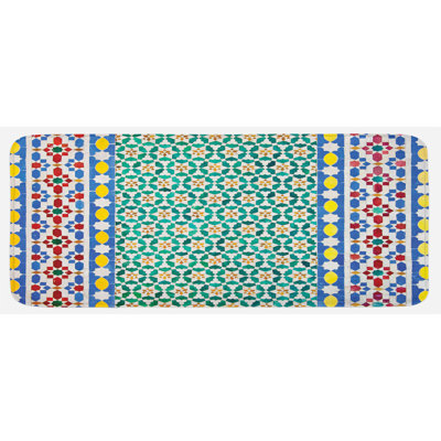 Eclectic Polyester Kitchen Mat