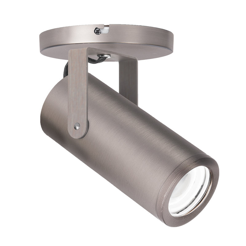 Silo Glass LED Spotlight, Brushed Nickel, 4000K 