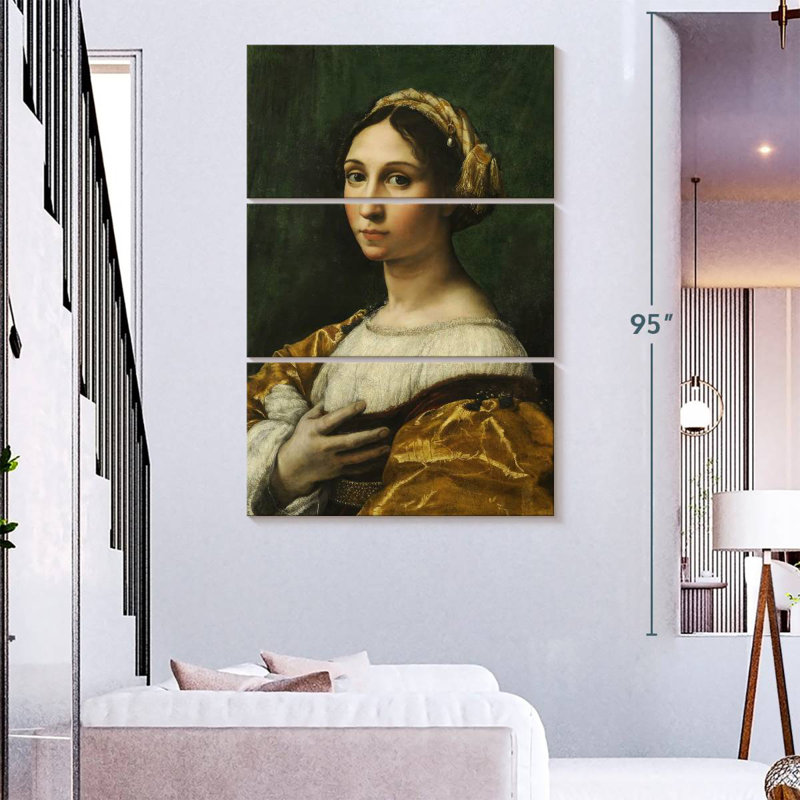 Portrait de jeune femme Leisha 1515-1520, H 74 po x l 48 po