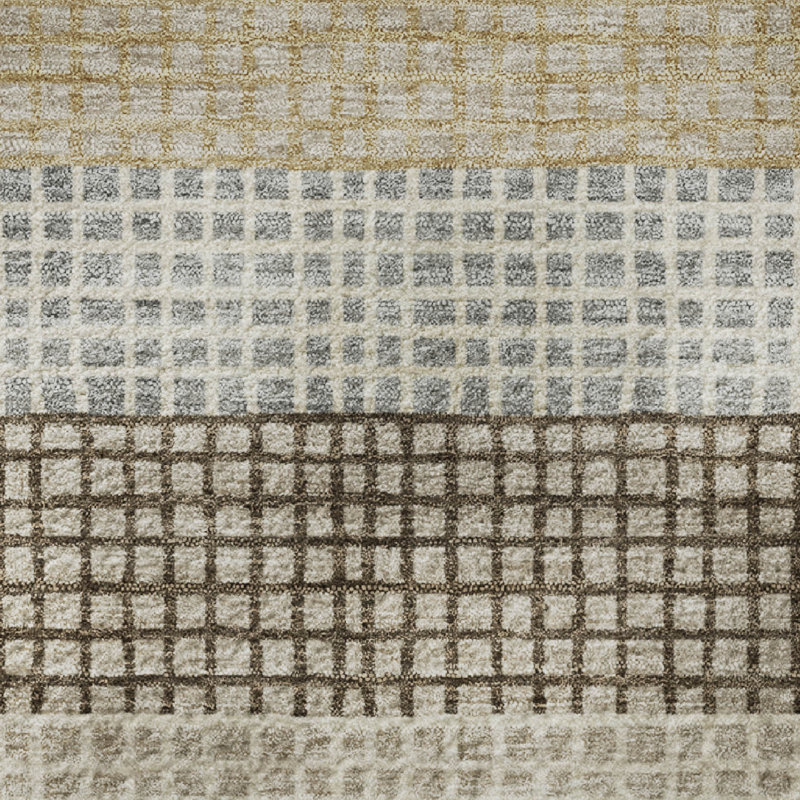 Premium Machine Washable Ariel AMF2008 Stripes Rug, Rectangle 10' x 14'