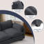 Canapé moderne avec 2 coussins d'accoudoirs rembourrés en velours côtelé Modern pour salon, appartement, chambre à coucher et bureau