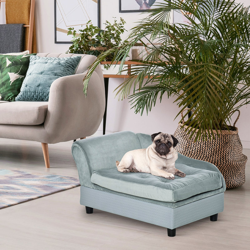 Canapé pour animaux de compagnie Ziva, Bleu pâle
