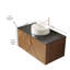 Meuble-lavabo mural 36 po avec lavabo et comptoir en pierre frittée-1185114022