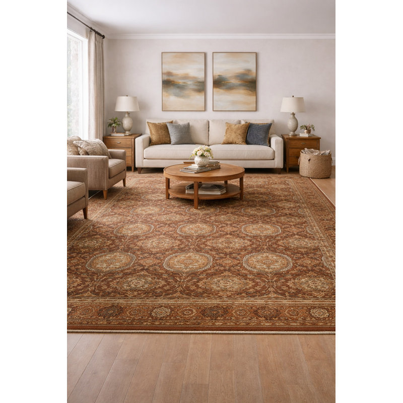 Wool Floral Indoor Rug