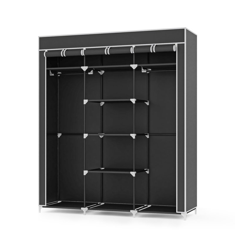 Evonnia Metal Wardrobe