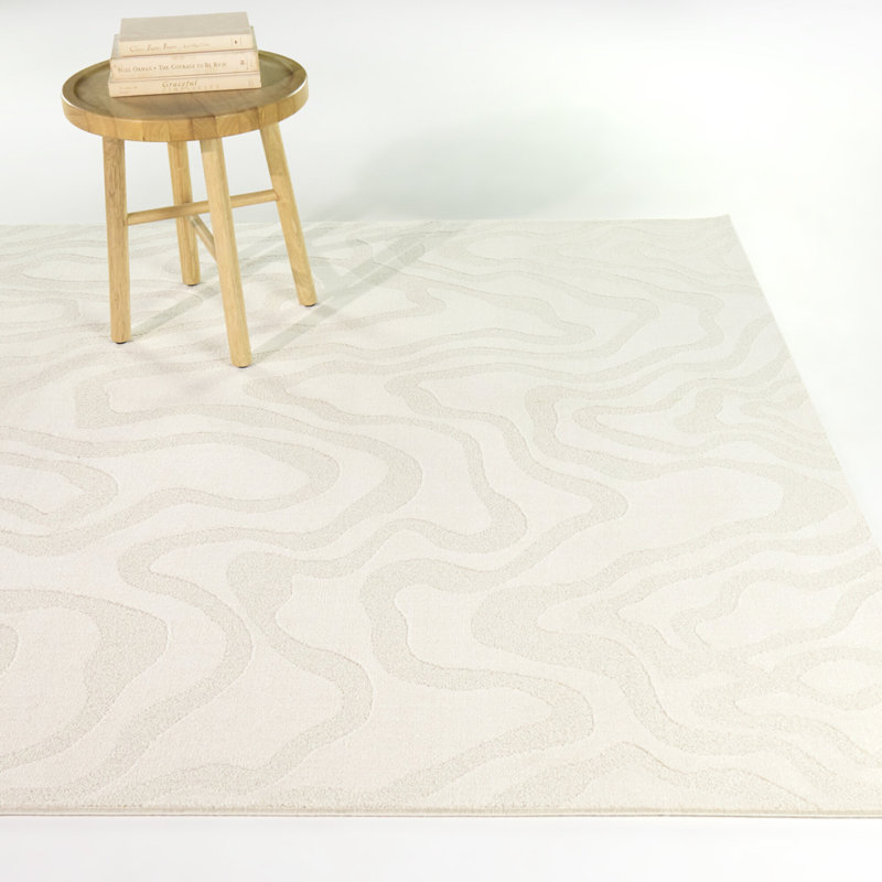 Tapis moderne crème Varga, 7'10" x 10'
