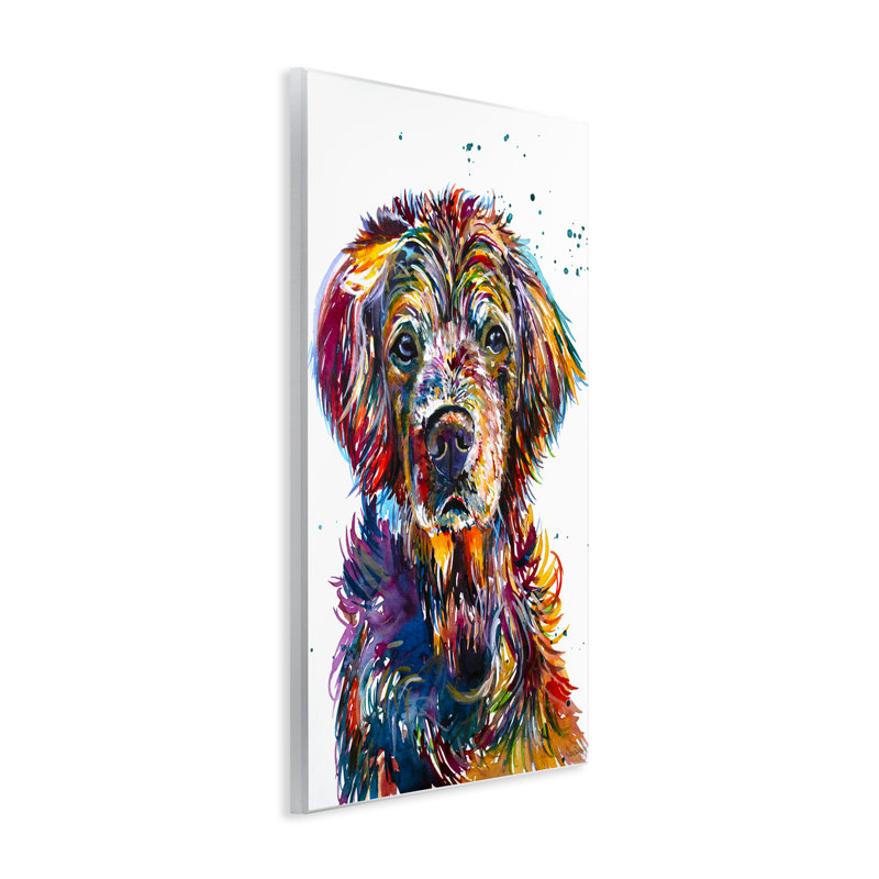 Retriever Hopi Portrait Wall Plaque, design by Jennifer Seeley, 15" H x 10" W