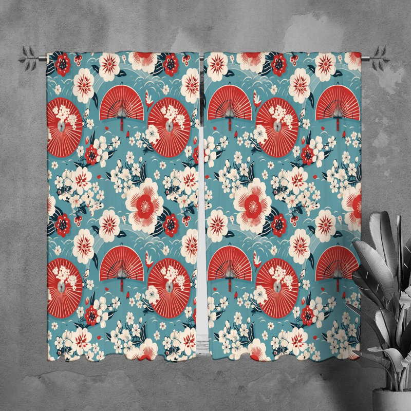 Tenor Polyester Room Darkening Curtain Pair, L 20 po x L 61 po