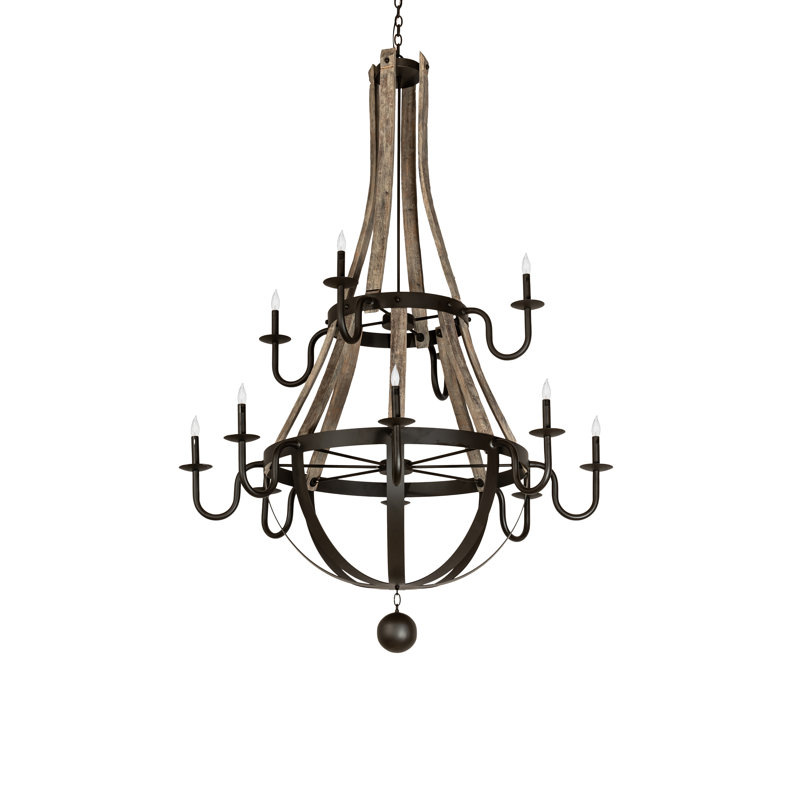 Rustic Lodge 12 - Light Chandelier