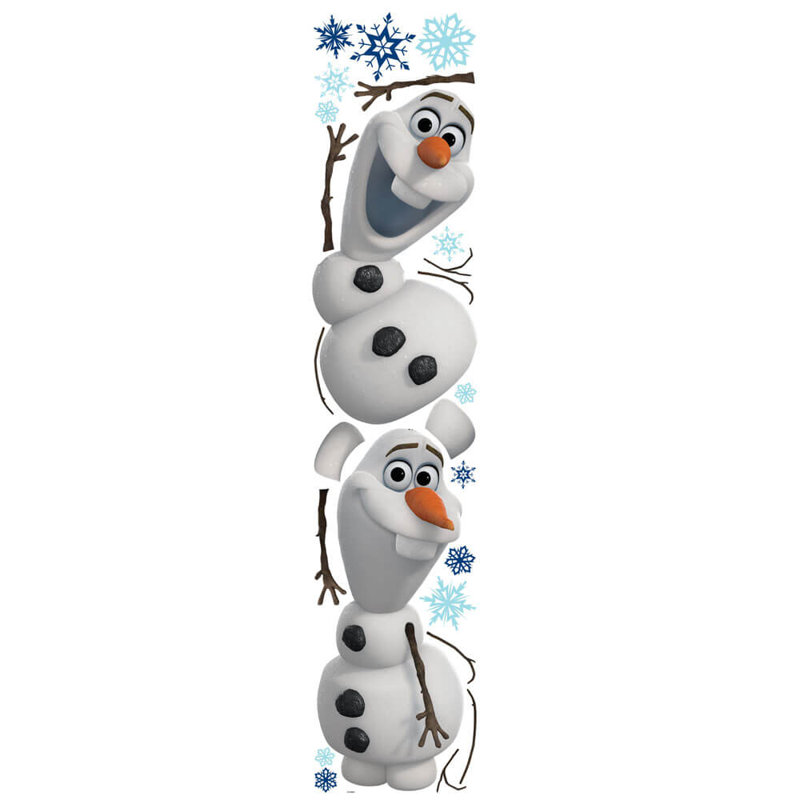 Frozen Olaf The Snow Man Peel and Stick Wall Decals for Kids