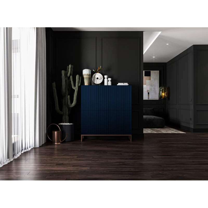 Sideboard Parthena 112 cm, Navy Blue