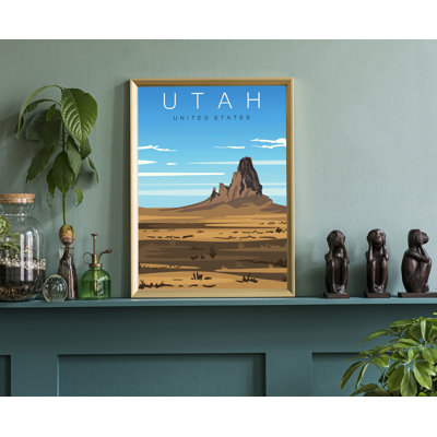 " Utah Retro-Style State " by Trina