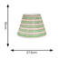Riza Fabric Tapered Lamp Shade ( Clip On ) in Pink-185317890