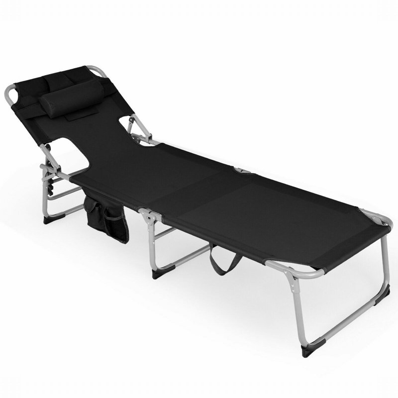 Fauteuil inclinable de 23 po Jayeden, Noir