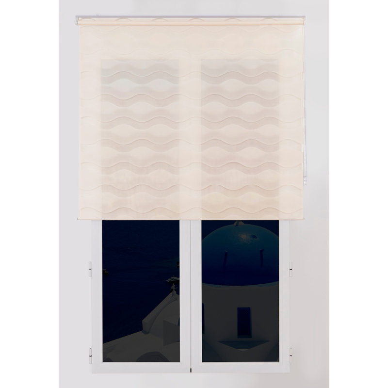 Semi Sheer Zebra Shades, 250 cm L x 170 cm W, Beige