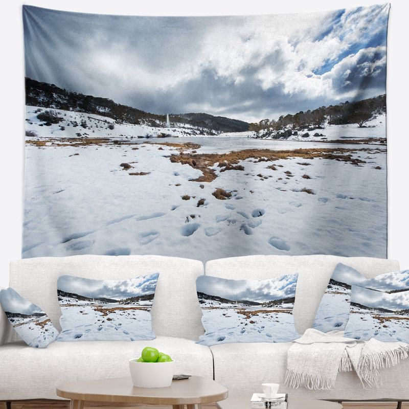 Tapisserie Snow Mountains in Kosciuszko Park, H 50 po x l 60 po