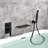 1 Handle Wall Waterfall Faucet with Diverter-74200919