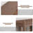Nut-brown Solid  Wood Display Cases-121309558