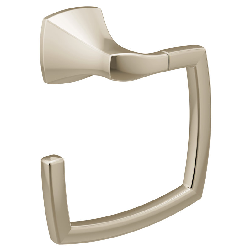 Moen Voss Wall Mounted Towel Ring, Polished Nickel