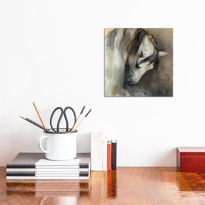 Classical Horse, 12" H x 12" W x 0.75" D, Wrapped Canvas
